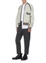Figure View - Click To Enlarge - OAMC - 'Coyote' reversible faux shearling raglan bomber jacket