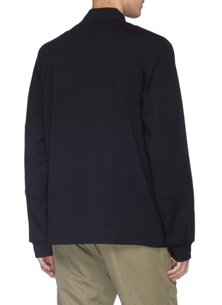 Back View - Click To Enlarge - OAMC - 'Ghost' chest pocket virgin wool mock neck sweater