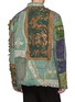 Back View - Click To Enlarge - BY WALID - 'Albert' embroidered silk patchwork jacket