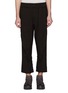 Main View - Click To Enlarge - BY WALID - 'Hiro' embroidered reconstructed cotton-linen jogging pants
