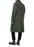 Back View - Click To Enlarge - BY WALID - 'Nadim' surplus cotton twill army coat