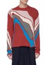 Main View - Click To Enlarge - KIKO KOSTADINOV - Abstract graphic intarsia bouclé sweater