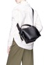 Figure View - Click To Enlarge - ACNE STUDIOS - Knot strap small leather tote