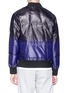 Back View - Click To Enlarge - DYNE - 'Gehry' colourblock bomber jacket