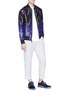 Figure View - Click To Enlarge - DYNE - 'Gehry' colourblock bomber jacket