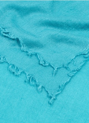 Detail View - Click To Enlarge - ISH - Raw edge cashmere gauze scarf