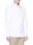 Front View - Click To Enlarge - EIDOS - Cotton-silk shirt