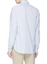 Back View - Click To Enlarge - EIDOS - Stripe woven cotton shirt