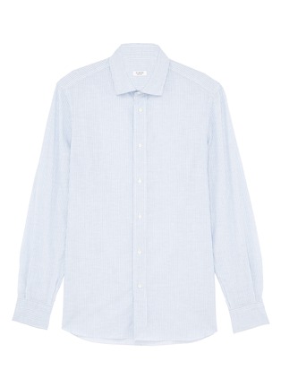 Main View - Click To Enlarge - EIDOS - Stripe woven cotton shirt