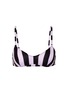 Main View - Click To Enlarge - SOLID & STRIPED - 'The Rachel' stripe bikini top