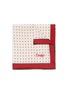 Main View - Click To Enlarge - DRAKE'S - Polka dot print linen-cashmere pocket square