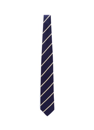 Main View - Click To Enlarge - DRAKE'S - Stripe print silk twill tie