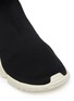 Detail View - Click To Enlarge - REEBOK - 'Sock Run R' slogan print knit sneakers
