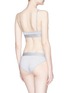 Back View - Click To Enlarge - CALVIN KLEIN UNDERWEAR - Logo waistband bikini briefs