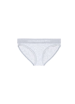 Main View - Click To Enlarge - CALVIN KLEIN UNDERWEAR - Logo waistband bikini briefs