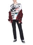 Figure View - Click To Enlarge - DOUBLET - 'Street Art Package' graffiti print laminated panel shirt