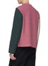 Back View - Click To Enlarge - PRONOUNCE - Colourblock contrast sleeve knit sweatshirt