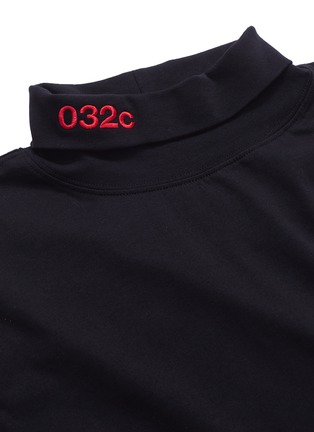  - 032C - 'WWB' logo embroidered turtleneck sweatshirt