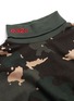  - 032C - 'WWB' logo embroidered camouflage print turtleneck sweatshirt