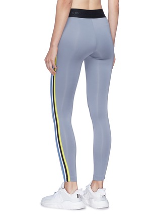 Back View - Click To Enlarge - 72993 - 'Rhys' stripe outseam performance leggings