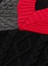  - KOLOR - Colourblock mix knit wool vest