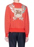 Back View - Click To Enlarge - GUCCI - Flying tiger crest intarsia sweater
