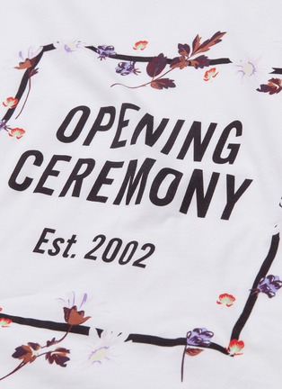  - OPENING CEREMONY - Logo floral print T-shirt