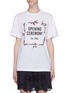 Main View - Click To Enlarge - OPENING CEREMONY - Logo floral print T-shirt