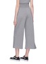 Back View - Click To Enlarge - OPENING CEREMONY - Logo jacquard foldover waist culottes