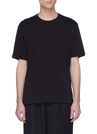 Main View - Click To Enlarge - THE VIRIDI-ANNE - Chest pocket T-shirt