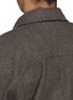 Detail View - Click To Enlarge - E. TAUTZ - Detachable hood oversized wool herringbone parka