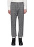 Main View - Click To Enlarge - SULVAM - Raw cuff houndstooth check plaid pants