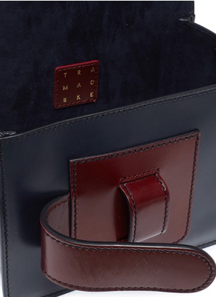 Detail View - Click To Enlarge - TRADEMARK - 'Greta' colourblock leather crossbody bag