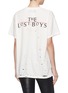 Back View - Click To Enlarge - AMIRI - x Warner Brothers Studios 'The Lost Boys' slogan photographic print distressed T-shirt
