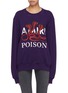 Main View - Click To Enlarge - AMIRI - 'Poison Snake' patch logo print sweatshirt