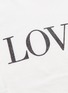  - AMIRI - 'Lovers' glitter slogan print T-shirt