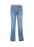 Main View - Click To Enlarge - AMIRI - Glitter stripe outseam straight leg jeans