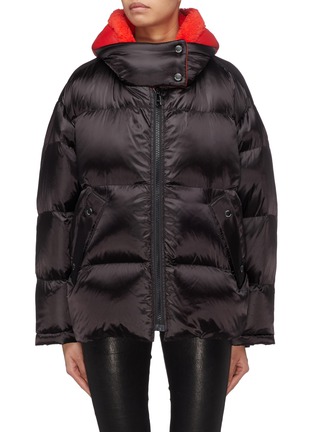 Main View - Click To Enlarge - YVES SALOMON ARMY - Lambskin shearling lined down puffer jacket