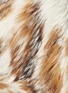  - YVES SALOMON - Colourblock cashmere-wool panel fox fur long gilet