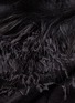  - YVES SALOMON - Ostrich feather fox trim mink fur coat