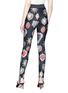 Back View - Click To Enlarge - - - Sacred heart print sitrrup leggings