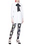 Figure View - Click To Enlarge - - - Sacred heart print sitrrup leggings