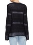 Back View - Click To Enlarge - T BY ALEXANDER WANG - Jersey underlay brushed sweater
