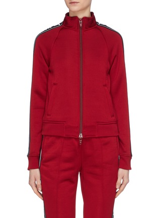 Main View - Click To Enlarge - T BY ALEXANDER WANG - Logo tape sleeve track jacket