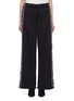 Main View - Click To Enlarge - T BY ALEXANDER WANG - Logo stripe outseam wide leg track pants
