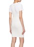 Back View - Click To Enlarge - T BY ALEXANDER WANG - T-shirt layered racerback tank dress