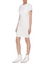 Figure View - Click To Enlarge - T BY ALEXANDER WANG - T-shirt layered racerback tank dress