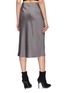 Back View - Click To Enlarge - T BY ALEXANDER WANG - 'Wash & Go' satin midi skirt