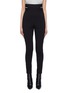 Main View - Click To Enlarge - T BY ALEXANDER WANG - Logo jacquard waistband suiting leggings