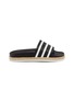Main View - Click To Enlarge - ADIDAS - 'Adilette Bold' 3-Stripes espadrille slide sandals